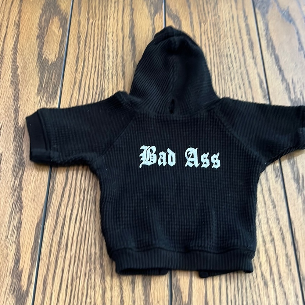 Bad Ass thermal hoodie 🐶💙